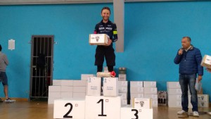 Flamigni ritira il primo premio per la squadra "fuori regione"