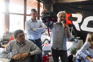 Marco Visioli presenta i caschi tecnologici MFI
